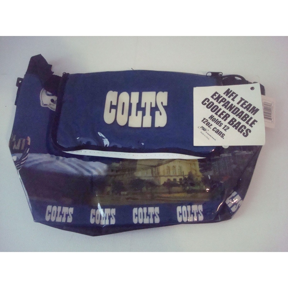 COOLER COLTS INDIANAPOLIS Game Day Purse BAG HANDBAG TOTE HAND VINTAGE BP1